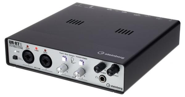 Interfaz de audio Steinberg UR-RT2 con transformadores Rupert Neve para un sonido de estudio