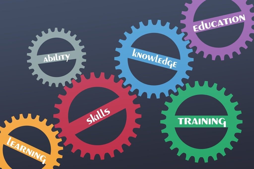 Imagen que simboliza las diferentes tareas que se pueden desarrollar en el mundo soft skills en el terreno empresarial