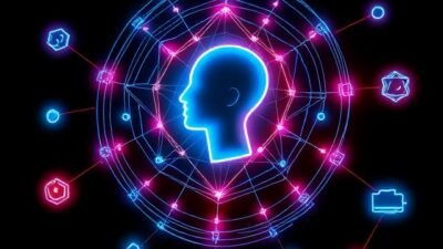 Interfaz de neurocomunicación analizando el impacto y la respuesta del cerebro ante estímulos verbales.